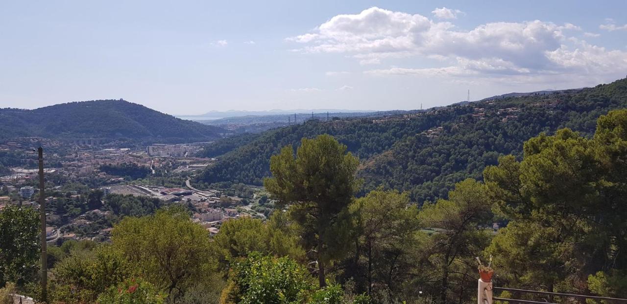 Le Chalet De La Pierreraie Cote D'Azur Piscine Terrasse Et Vue Mer Drap Εξωτερικό φωτογραφία