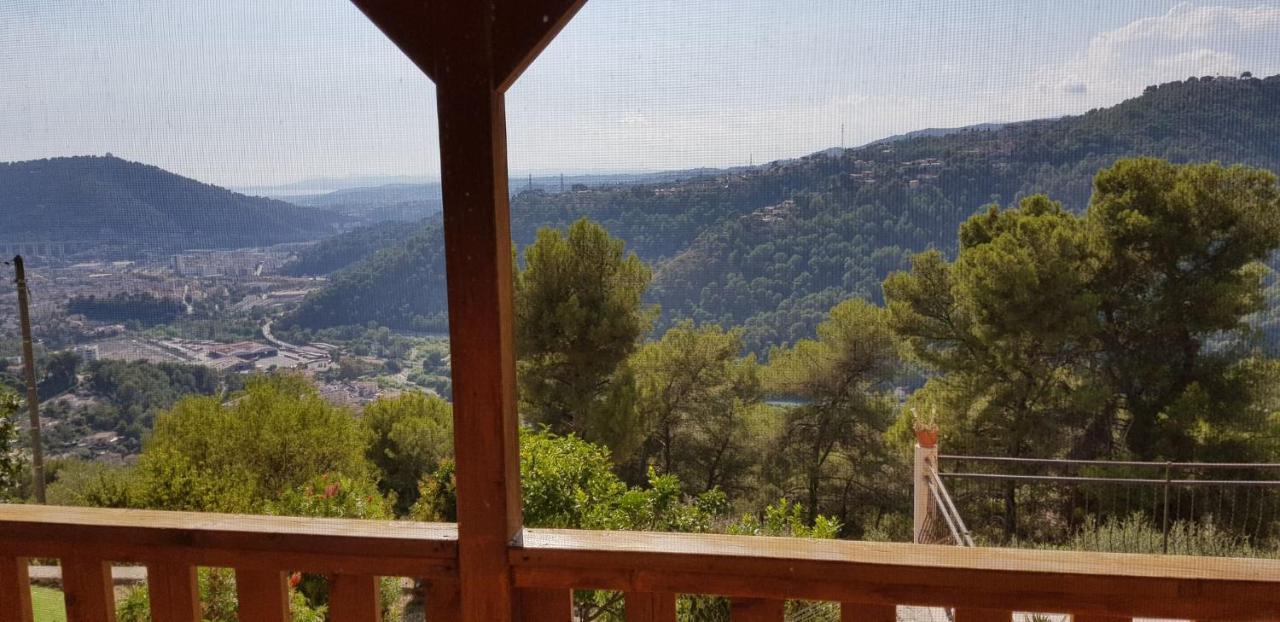 Le Chalet De La Pierreraie Cote D'Azur Piscine Terrasse Et Vue Mer Drap Εξωτερικό φωτογραφία