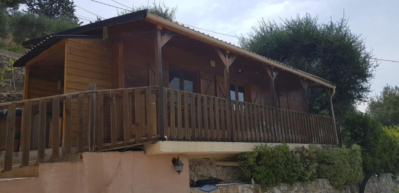 Le Chalet De La Pierreraie Cote D'Azur Piscine Terrasse Et Vue Mer Drap Εξωτερικό φωτογραφία